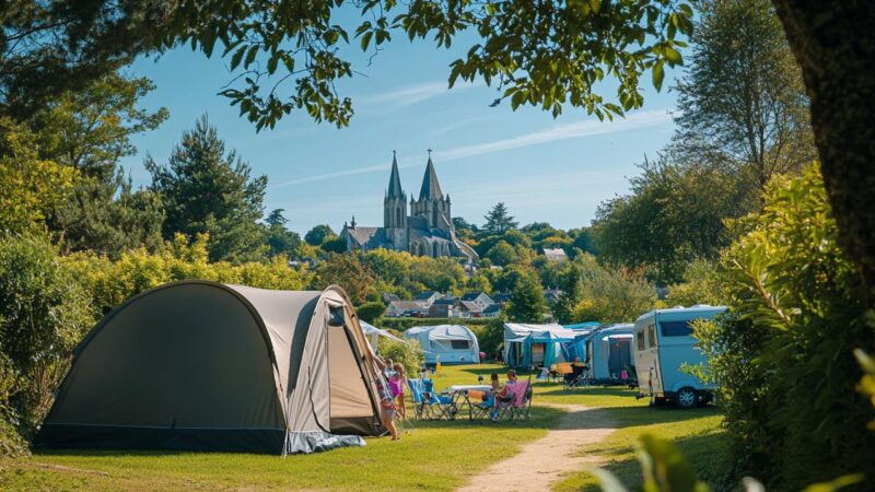 Découvrez le Camping Le Cormoran 5 étoiles à Sainte-Mère-Église et profitez du meilleur du camping normand